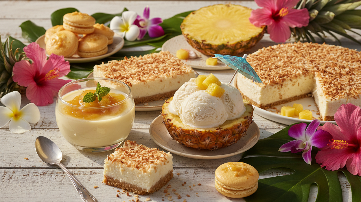 10 Summertime Desserts Beautifully Enhanced with Piña Colada Extract
