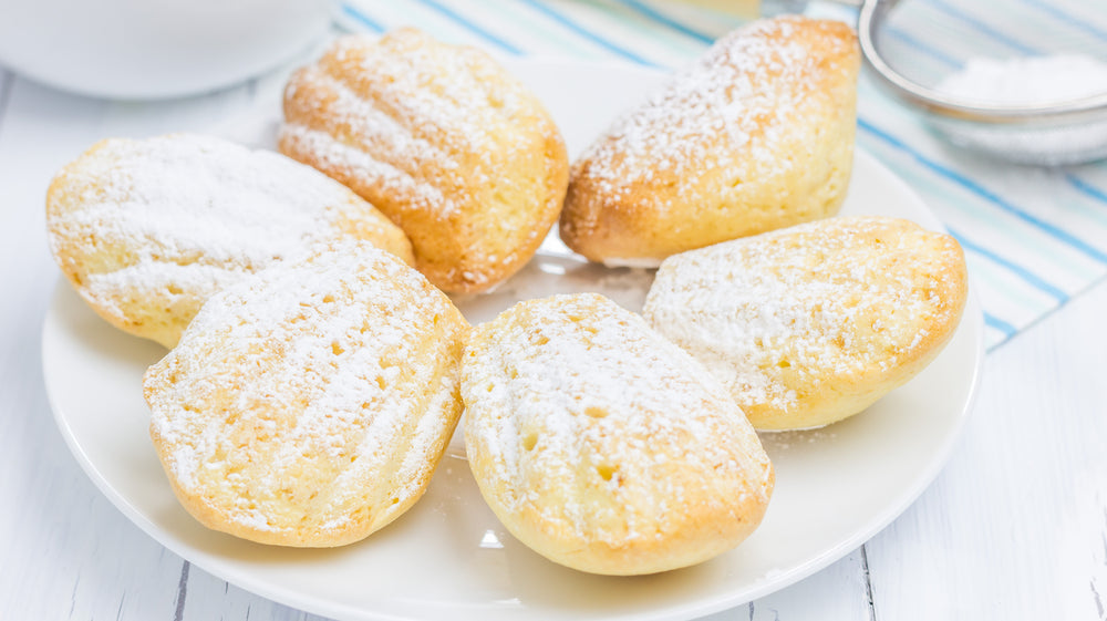 Lemon Vanilla Madeleines