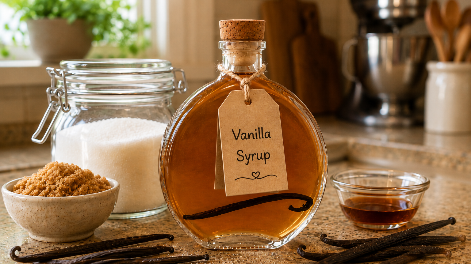 Homemade Vanilla Simple Syrup: A Kitchen Staple You'll Wonder How You Lived Without