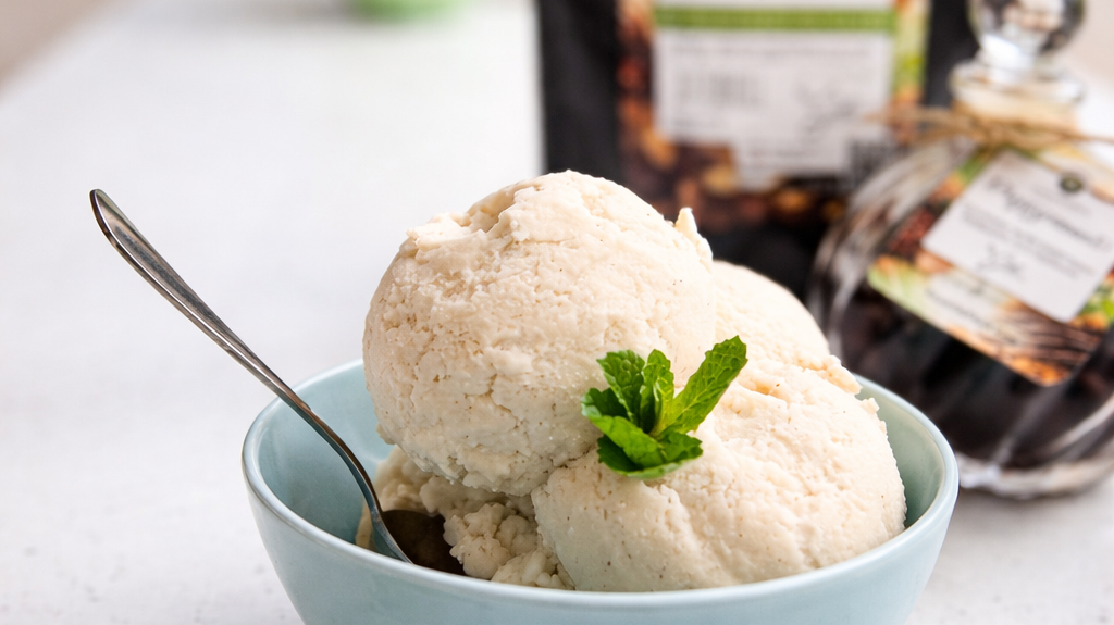 Dairy-Free Peppermint Patina Ice Cream