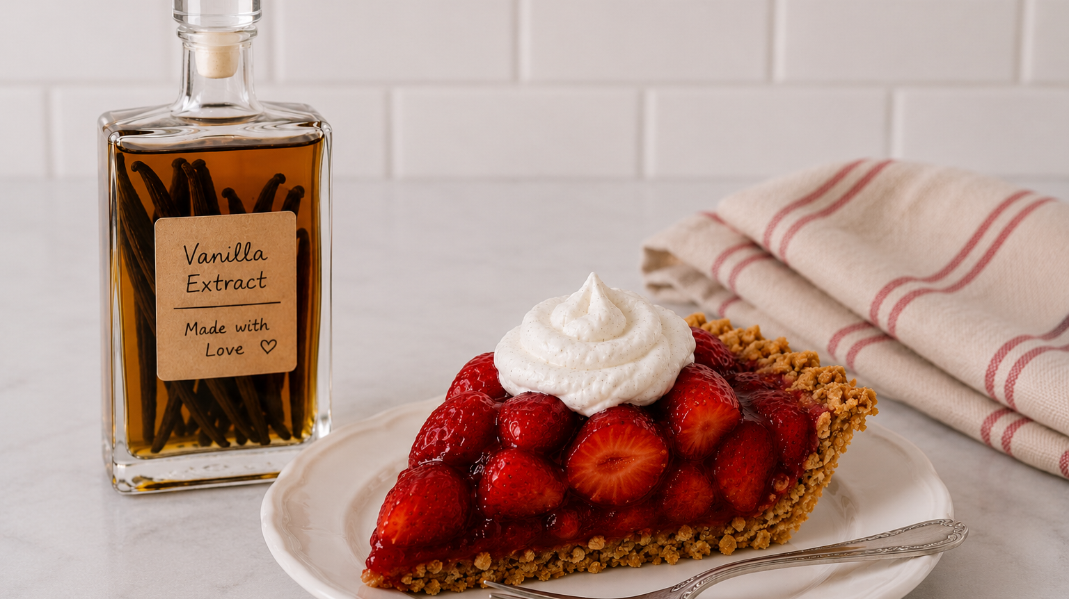 Aunt Ilene's Fresh Strawberry Pie With a Coconut Shortbread Crust