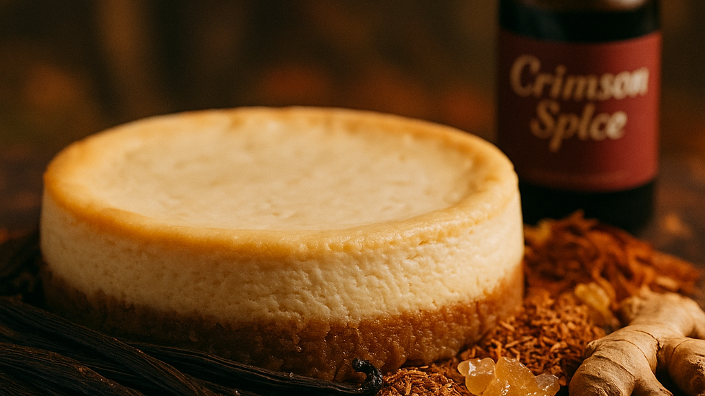 Crimson Spice Vanilla Cheesecake