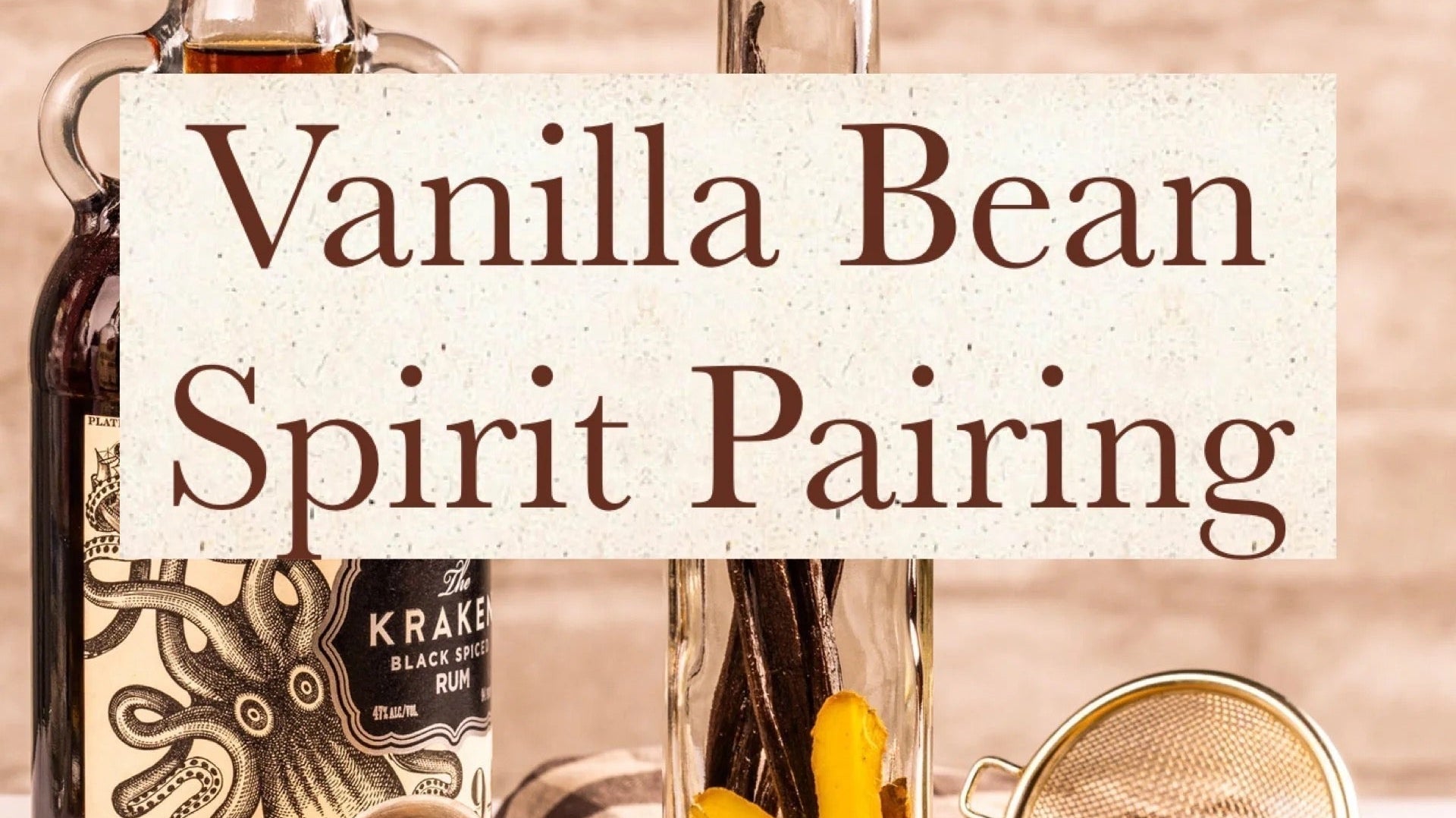 What Spirit Pairs Best With My Vanilla Beans?