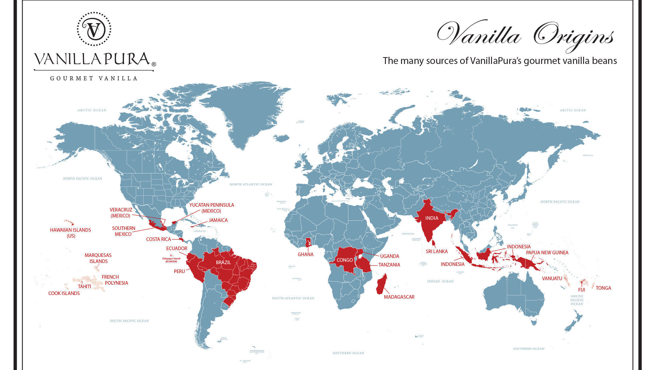 Where do vanilla beans come from? A global guide to vanilla bean origins.