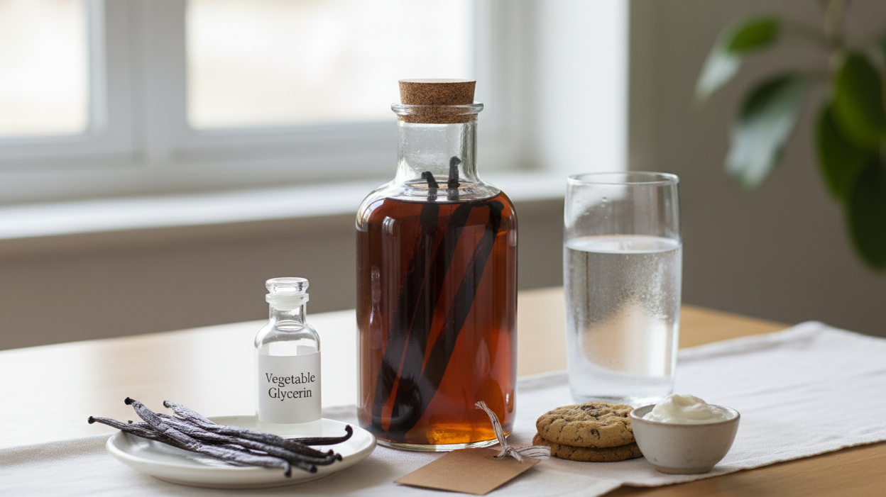 Alcohol Free Homemade Vanilla Extract