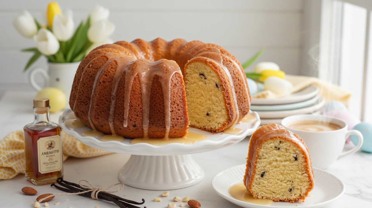 Amaretto Vanilla Cake