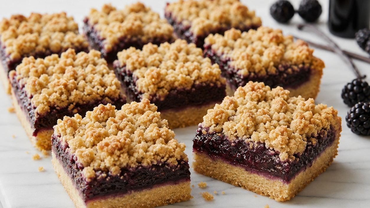 Blackberry Pie Bars