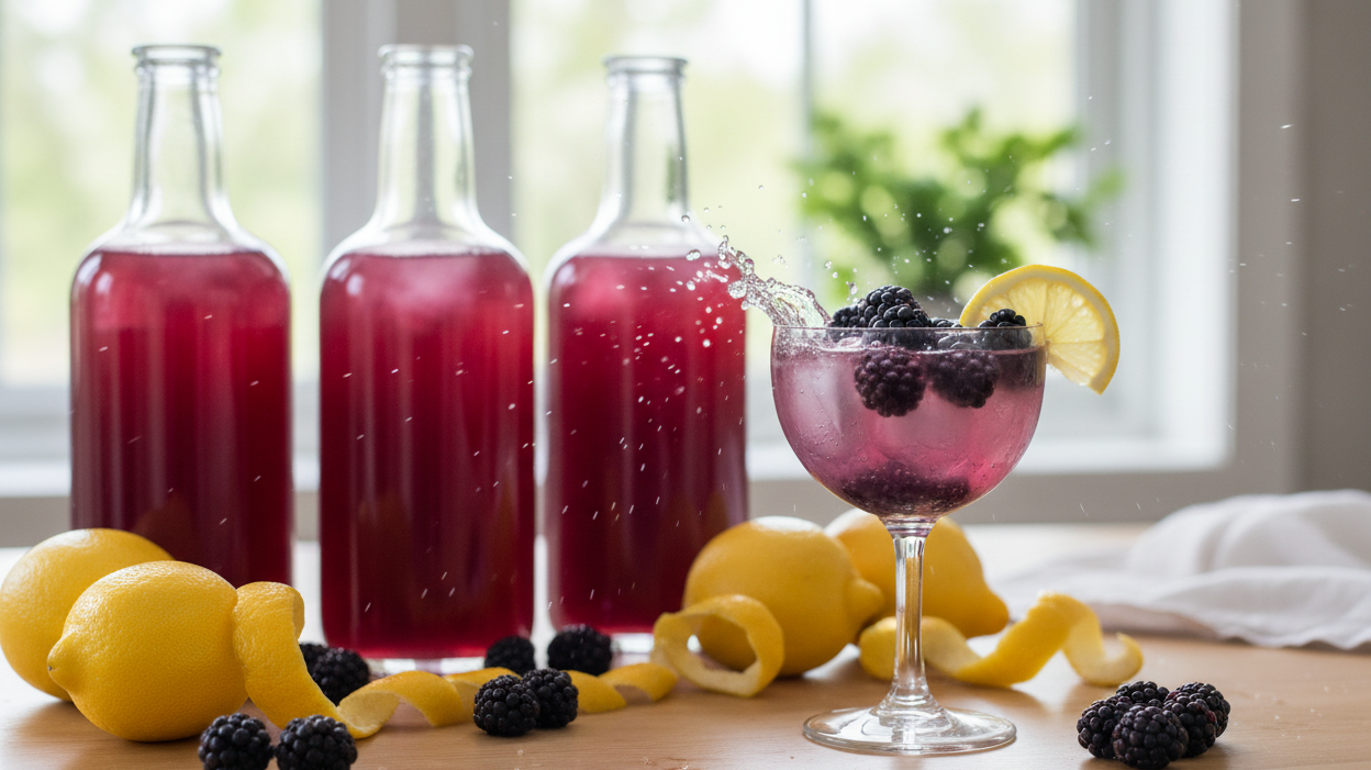 Carrie's Blackberry Limoncello