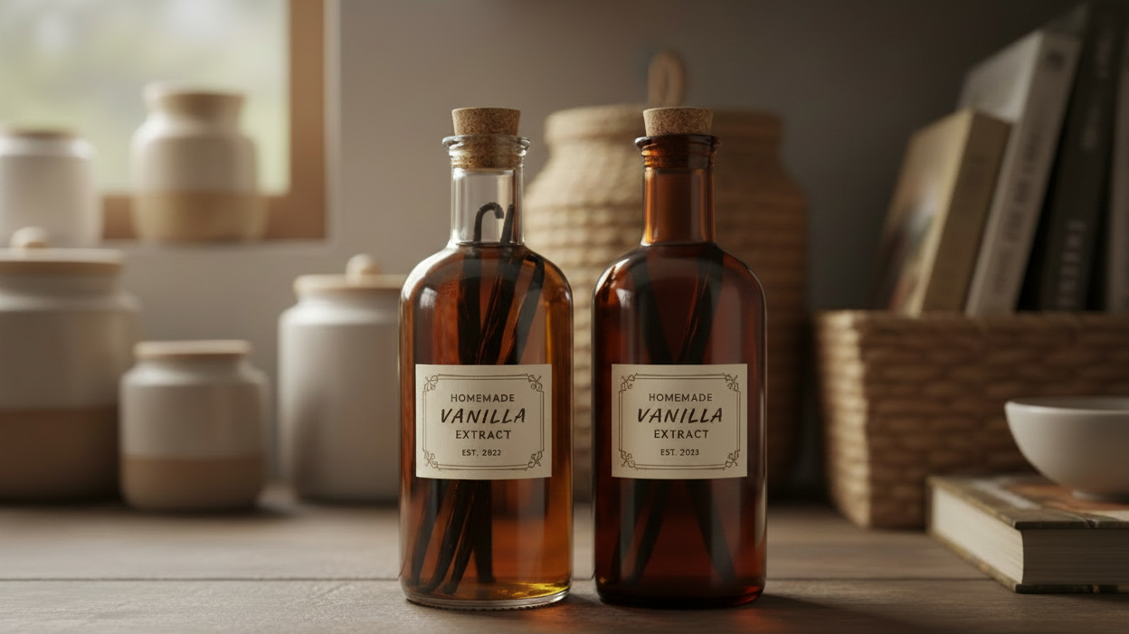 Do I Need Amber Colored Jars to Make Vanilla Extract at Home?