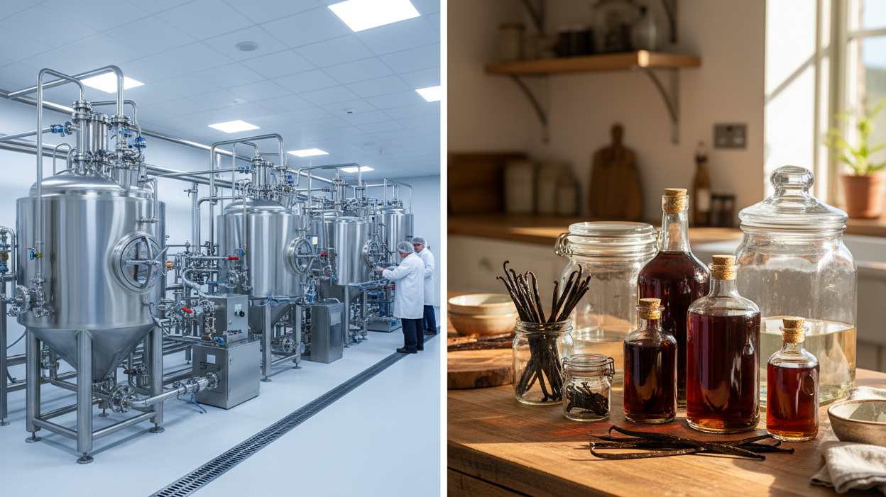 Commercial vs. Home Vanilla Extract: Why Slow Extraction Captures More Flavor