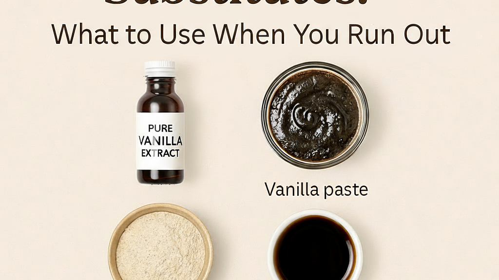Vanilla Bean Substitutes: What to Use When You Run Out