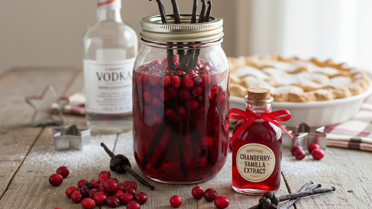 DIY Cranberry & Vanilla Extract