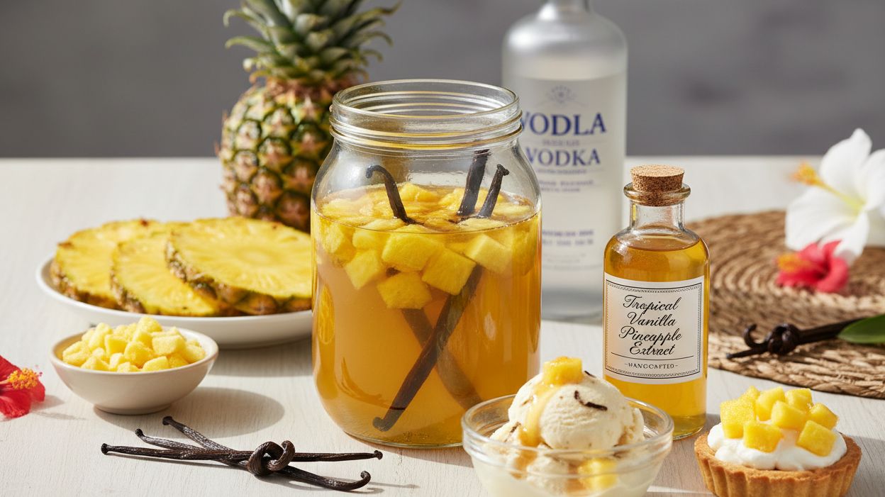 DIY Pineapple & Vanilla Extract