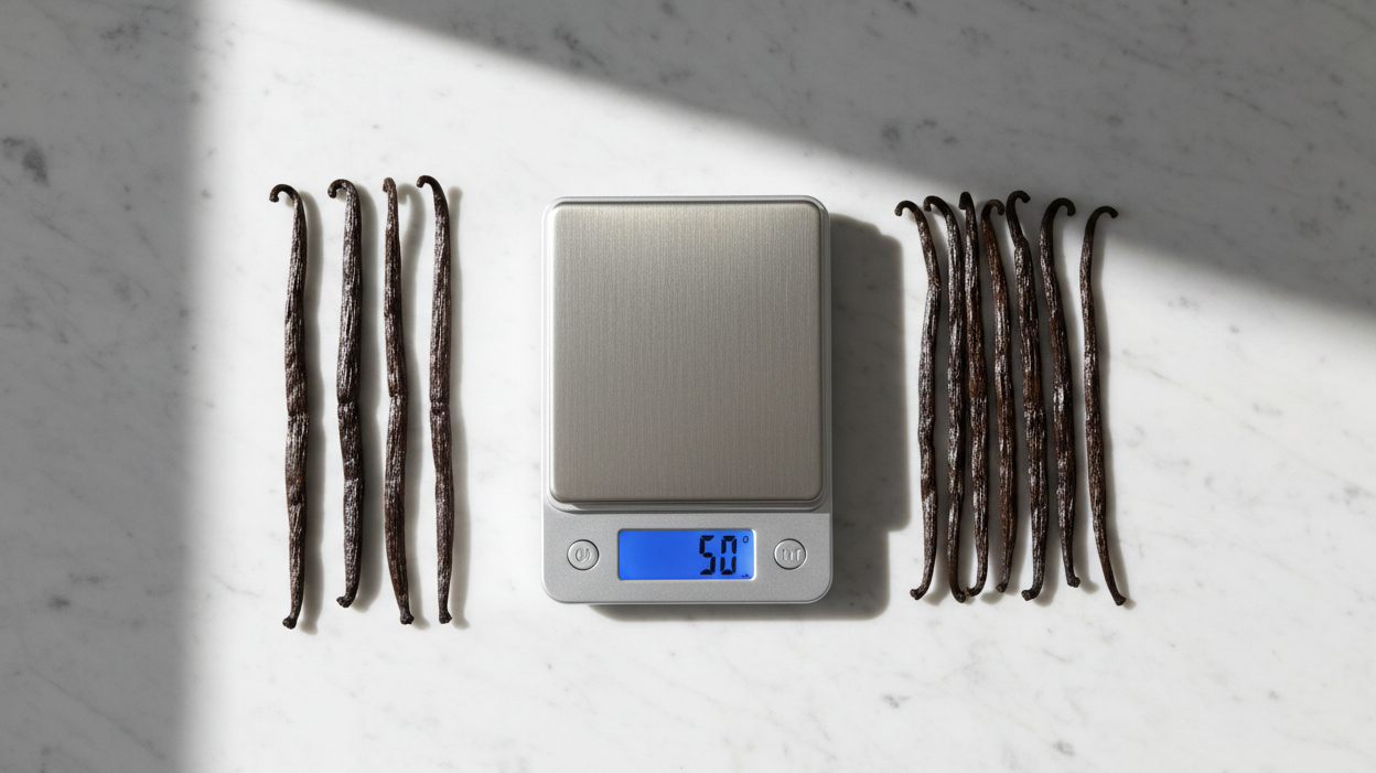 Large Beans vs. Small Beans: Why You Should Always Buy Vanilla by Weight