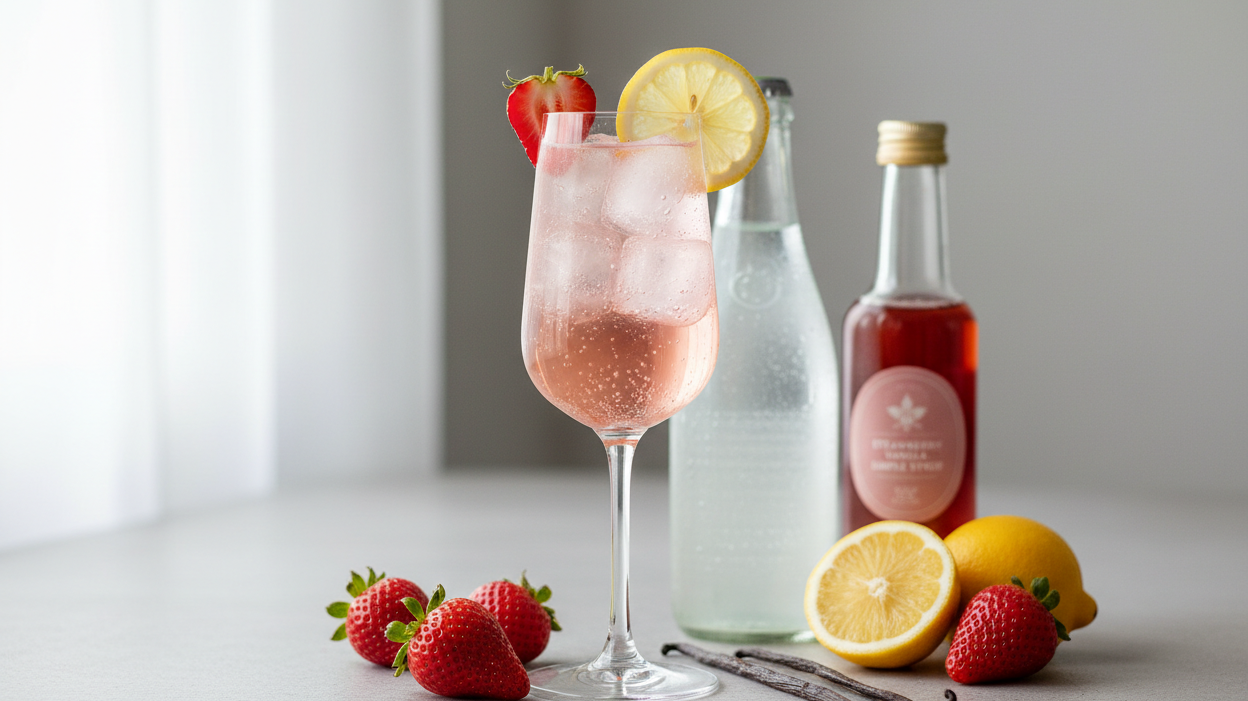 Lemon Berry Bloom Mocktail