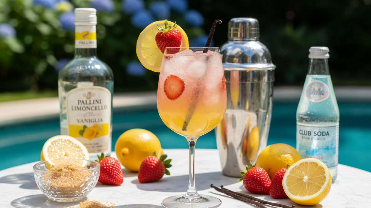 Limone Berry Bloom Cocktail