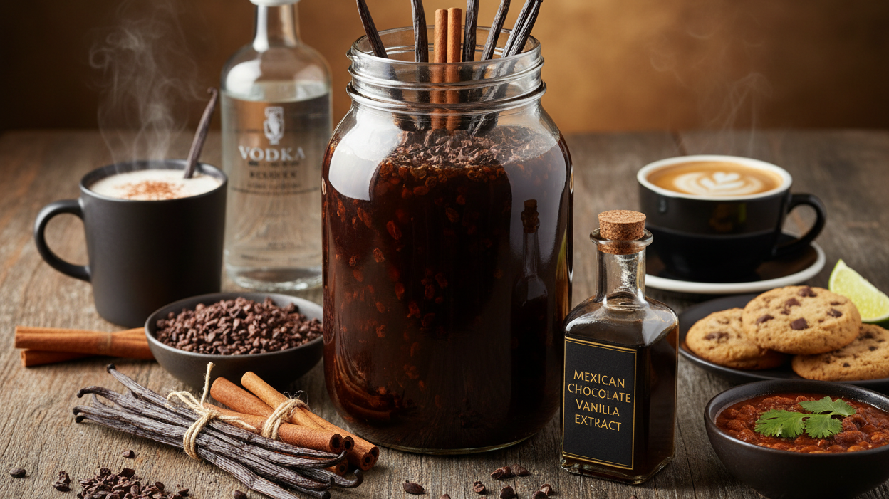 Mexican Chocolate Vanilla Extract created by Shannon