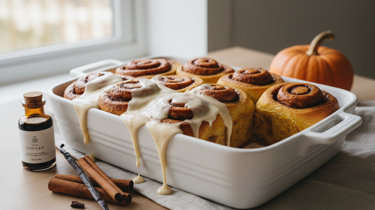 Pumpkin Cinnamon Rolls
