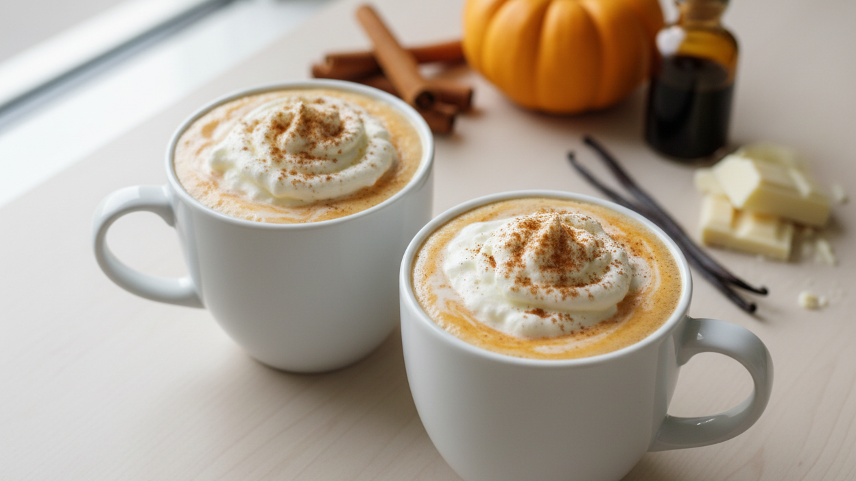 Pumpkin Pie White Hot Chocolate
