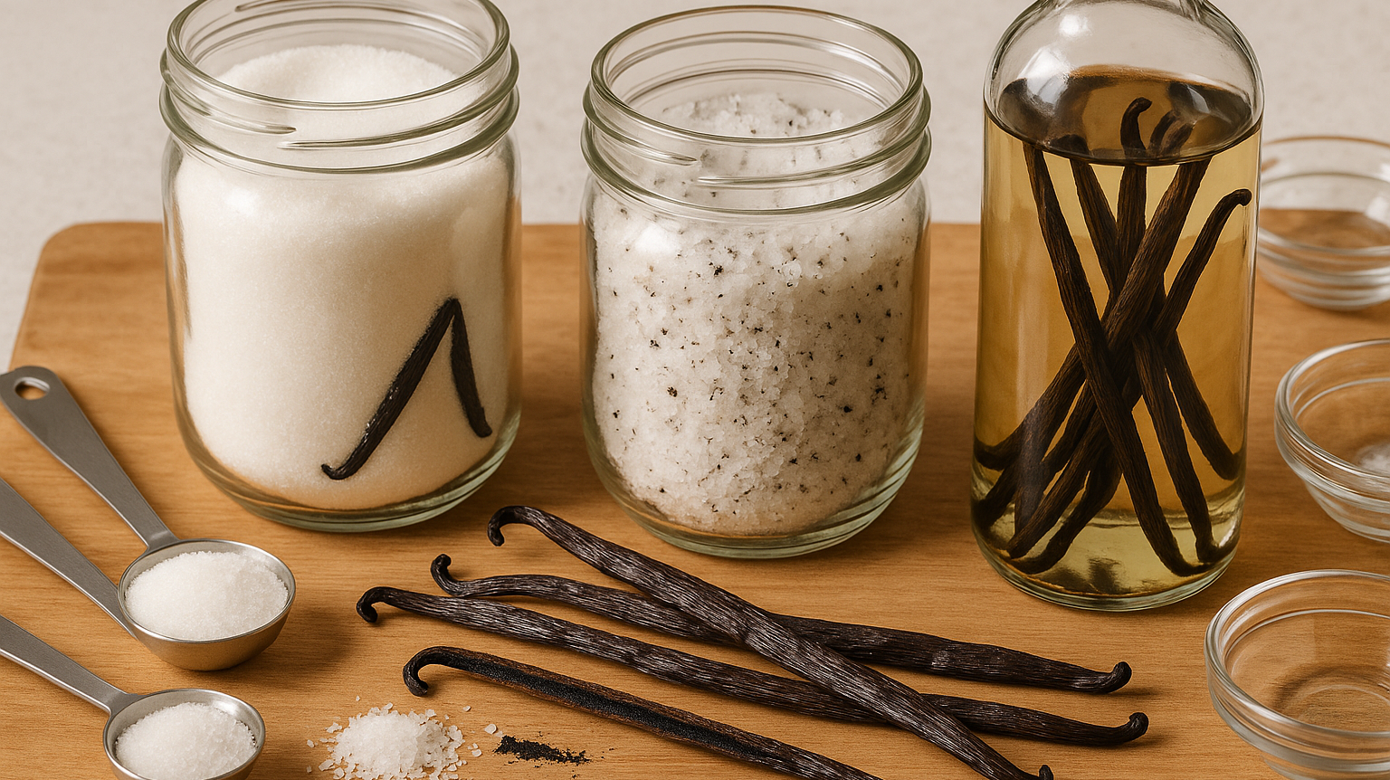 DIY Vanilla Sugar, Vanilla Salt, and Other Infusions