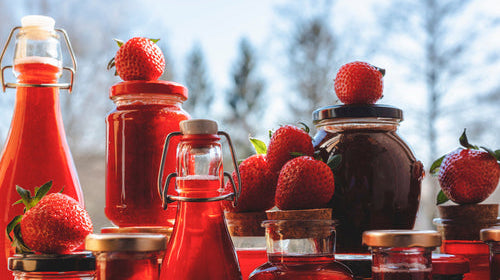 Strawberry Vanilla Simple Syrup