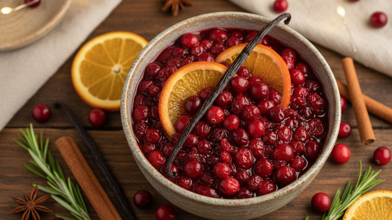 Starlette's Vanilla Spiced Cranberry Sauce