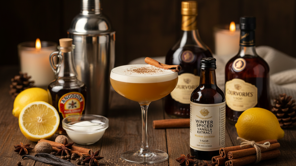 The Winter Spiced Whiskey Sour