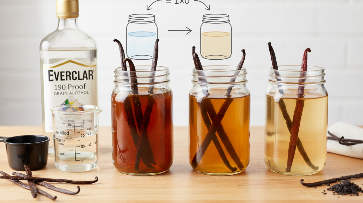 Using Everclear for Vanilla Extract