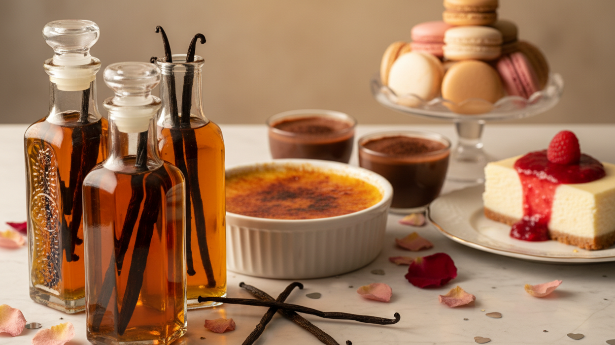 10 Valentine's Day Desserts Elevated by Custom DIY Vanilla Extracts