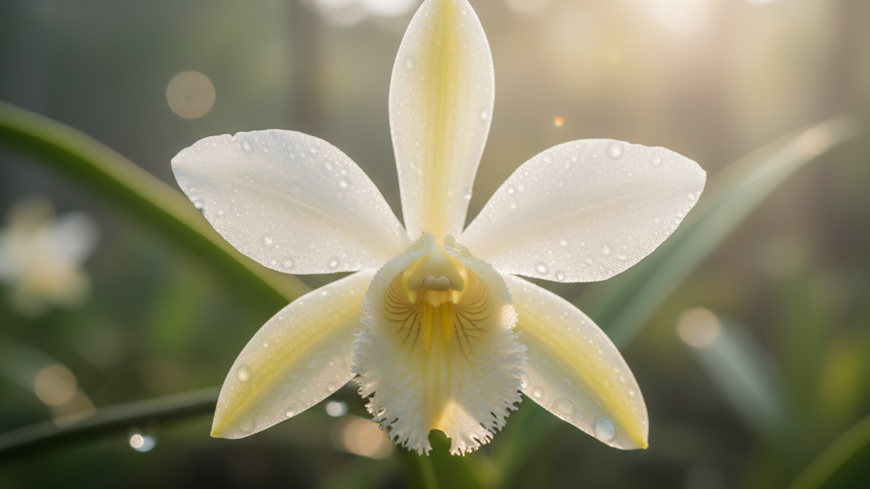 The Perfect Time to Hand-Pollinate Vanilla Orchids