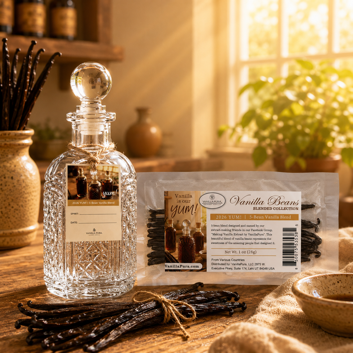 2026 YUM! Blend Vanilla Beans | Community-Voted 5-Bean Extract