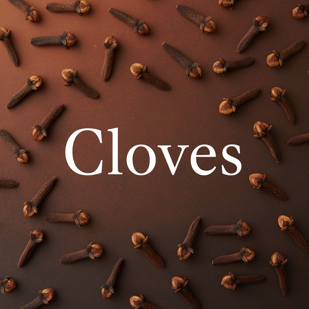Cloves - Dark Pumpkin Background