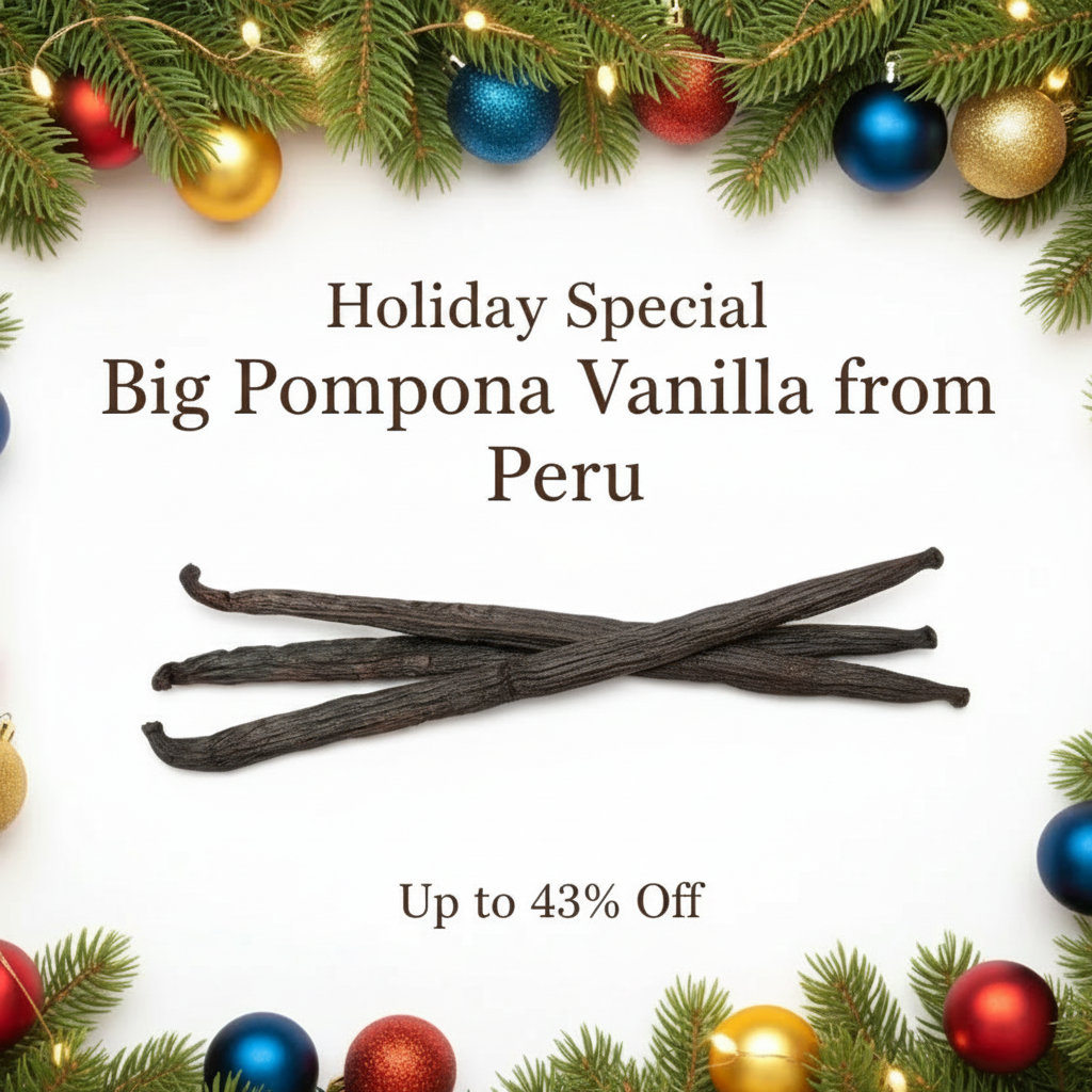 Holiday Special - Big Pompona Vanilla from Peru