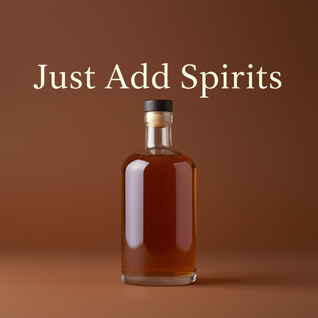 Just Add Spirits - Pumpkin Pie Background
