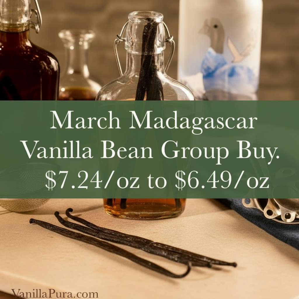 March Madagascar Vanilla Bean Group Buy - Green Block