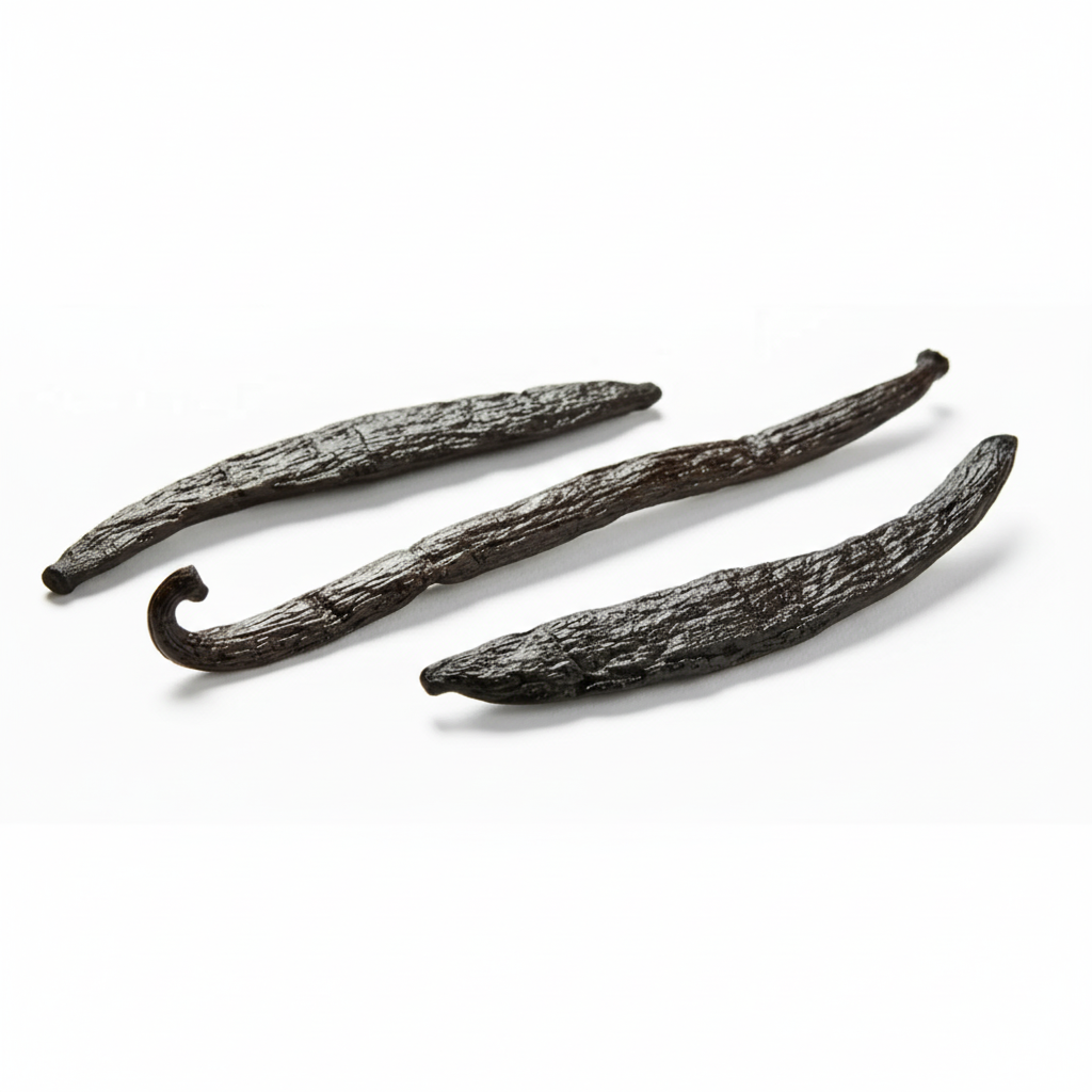 Two smallest vanilla beans