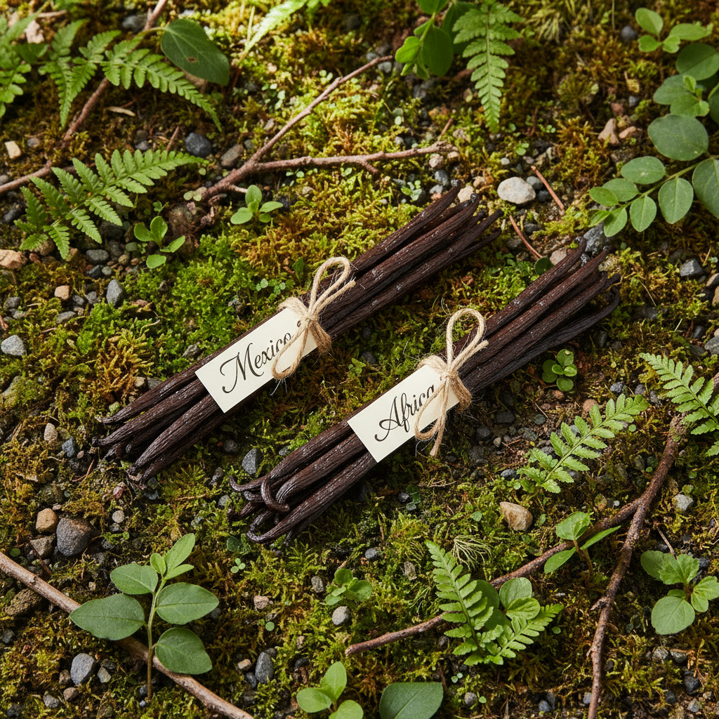 Vanilla bean bundles with Earth Day theme