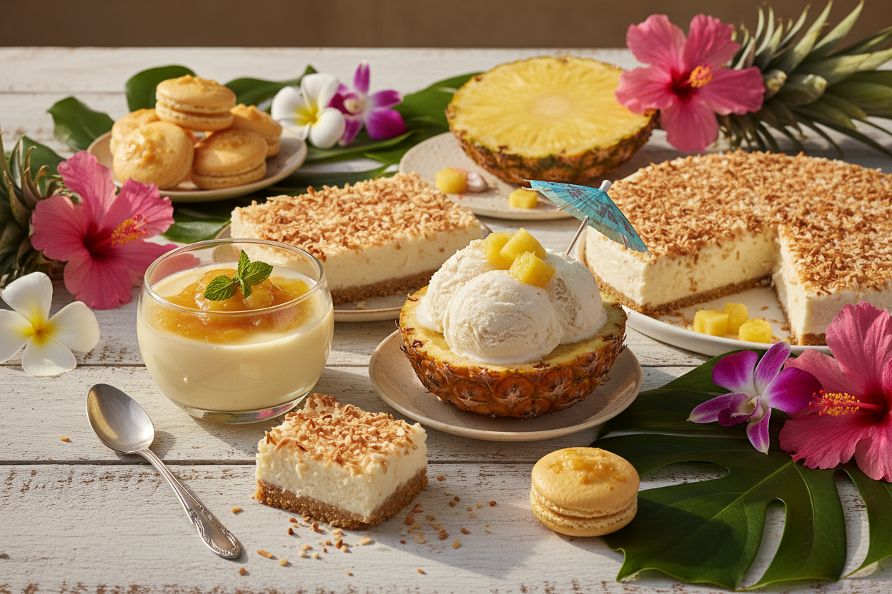 10 Summertime Desserts Beautifully Enhanced with Piña Colada Extract