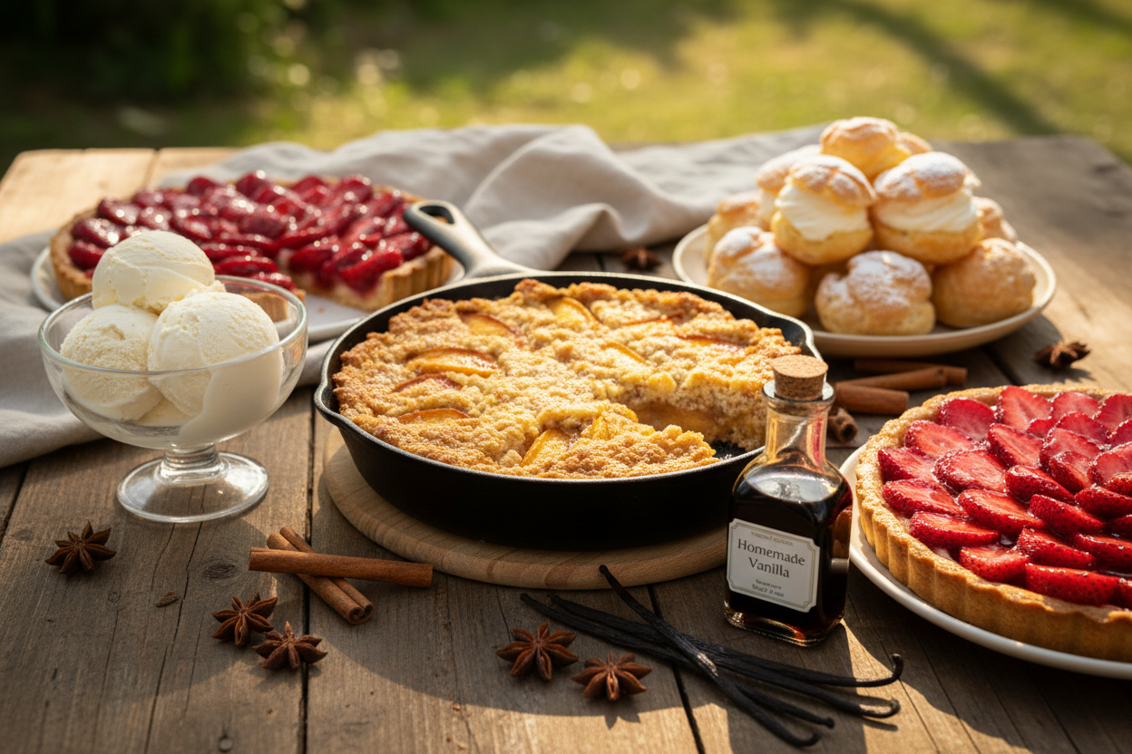 10 Summertime Desserts Made Even Better with Spiced Haven Vanilla Extract