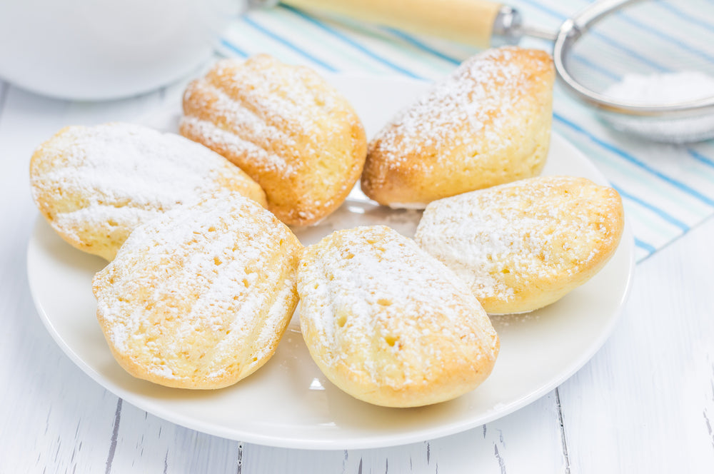 Lemon Vanilla Madeleines