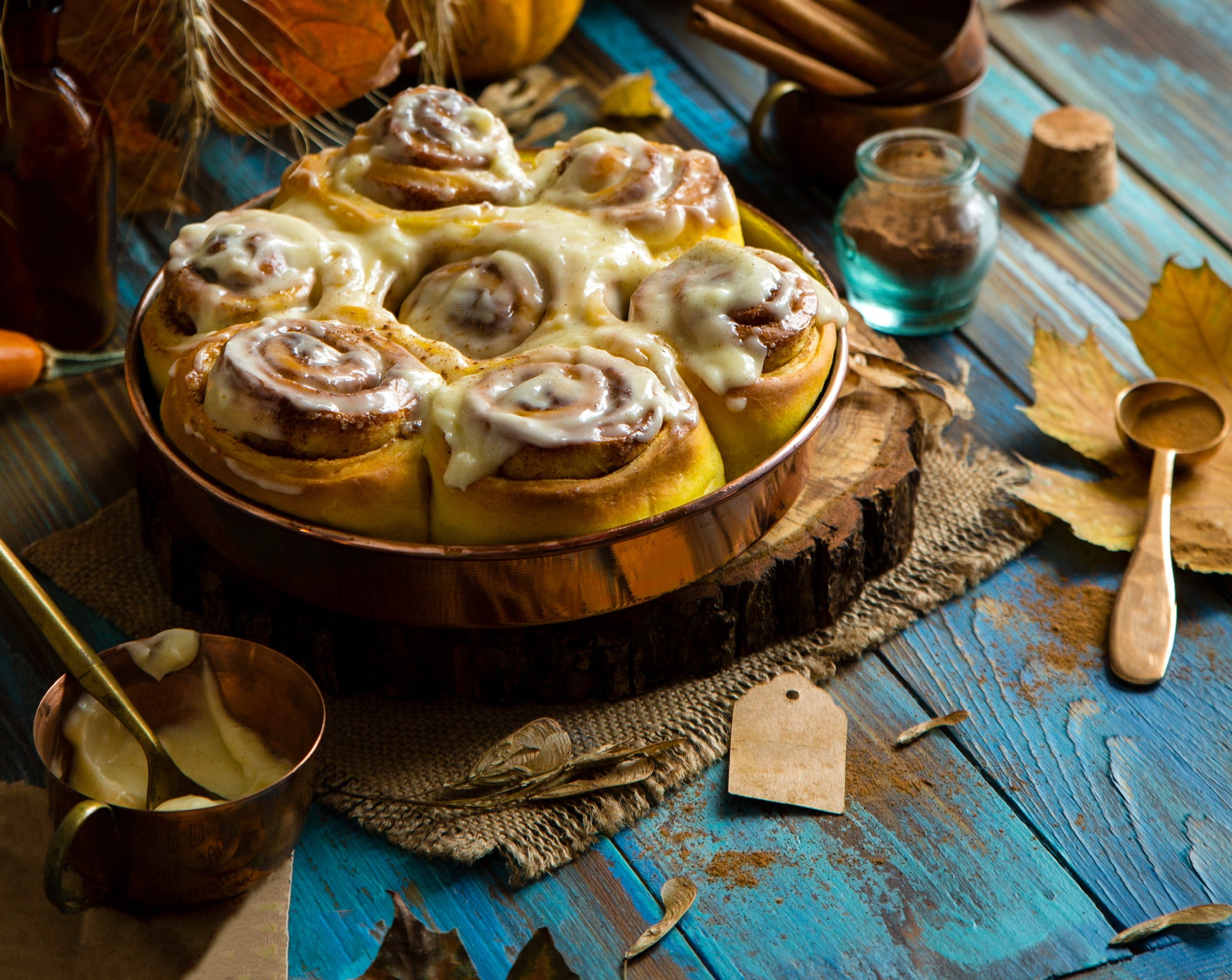 Pumpkin Cinnamon Rolls