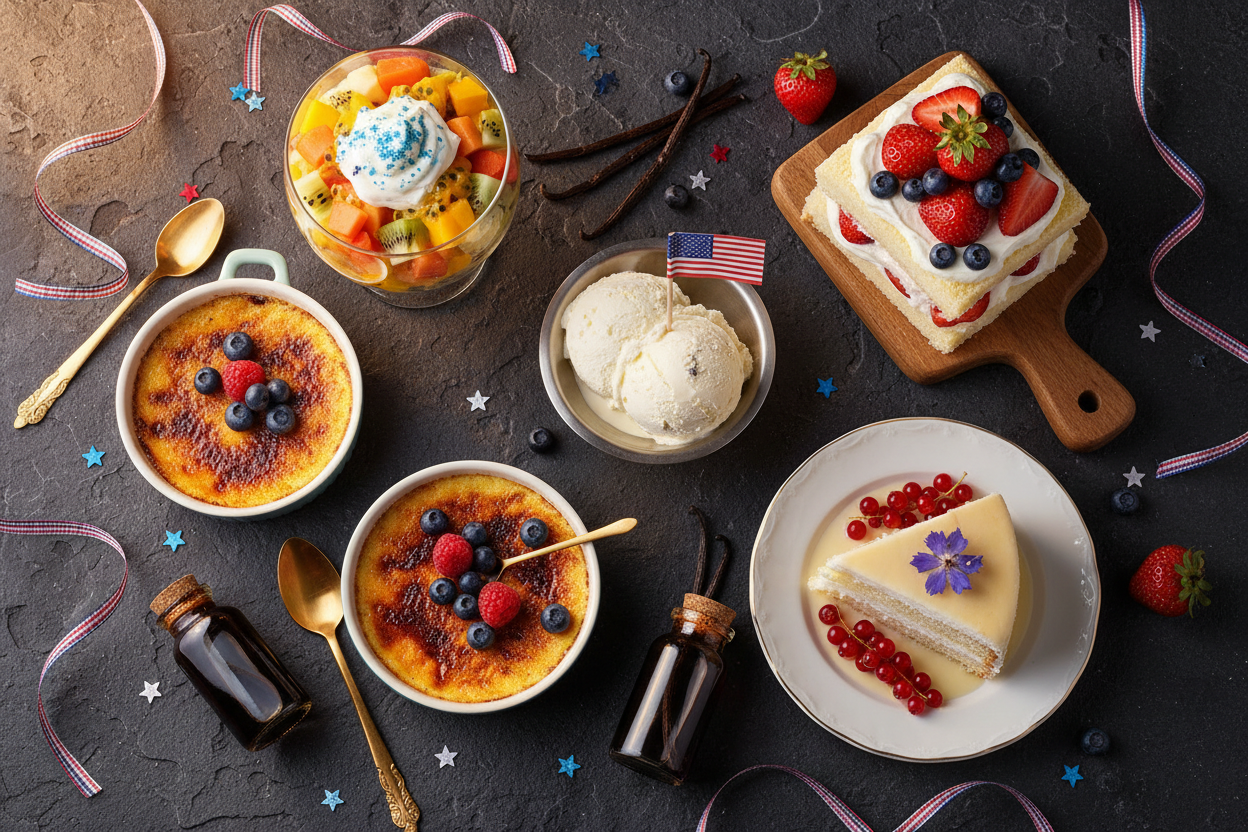 4th of July Desserts Made Better with Homemade Vanilla Extract