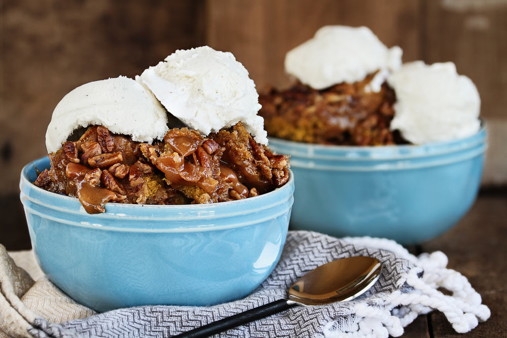 The Perfect Pumpkin Pecan Cobbler