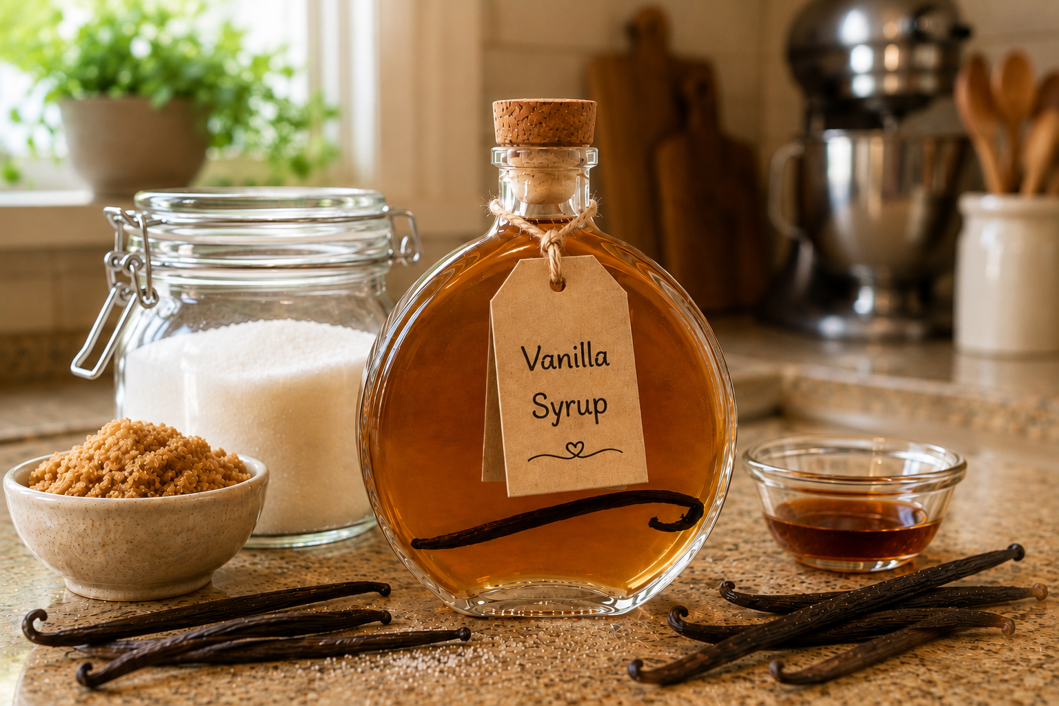 Homemade Vanilla Simple Syrup: A Kitchen Staple You'll Wonder How You Lived Without