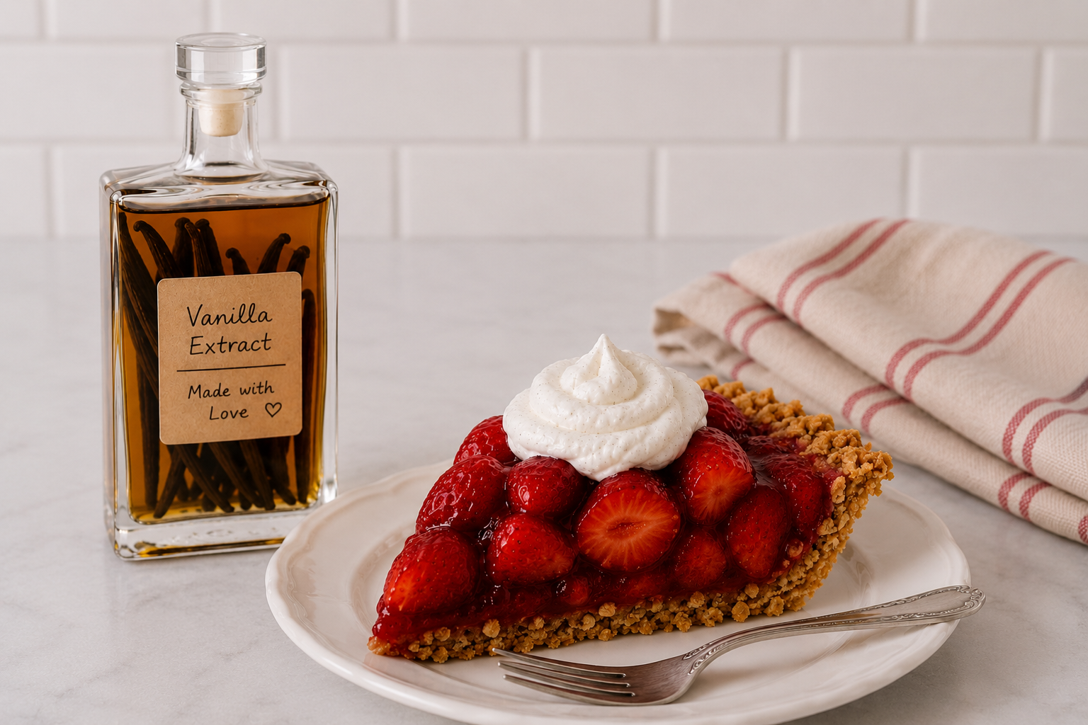 Aunt Ilene's Fresh Strawberry Pie With a Coconut Shortbread Crust