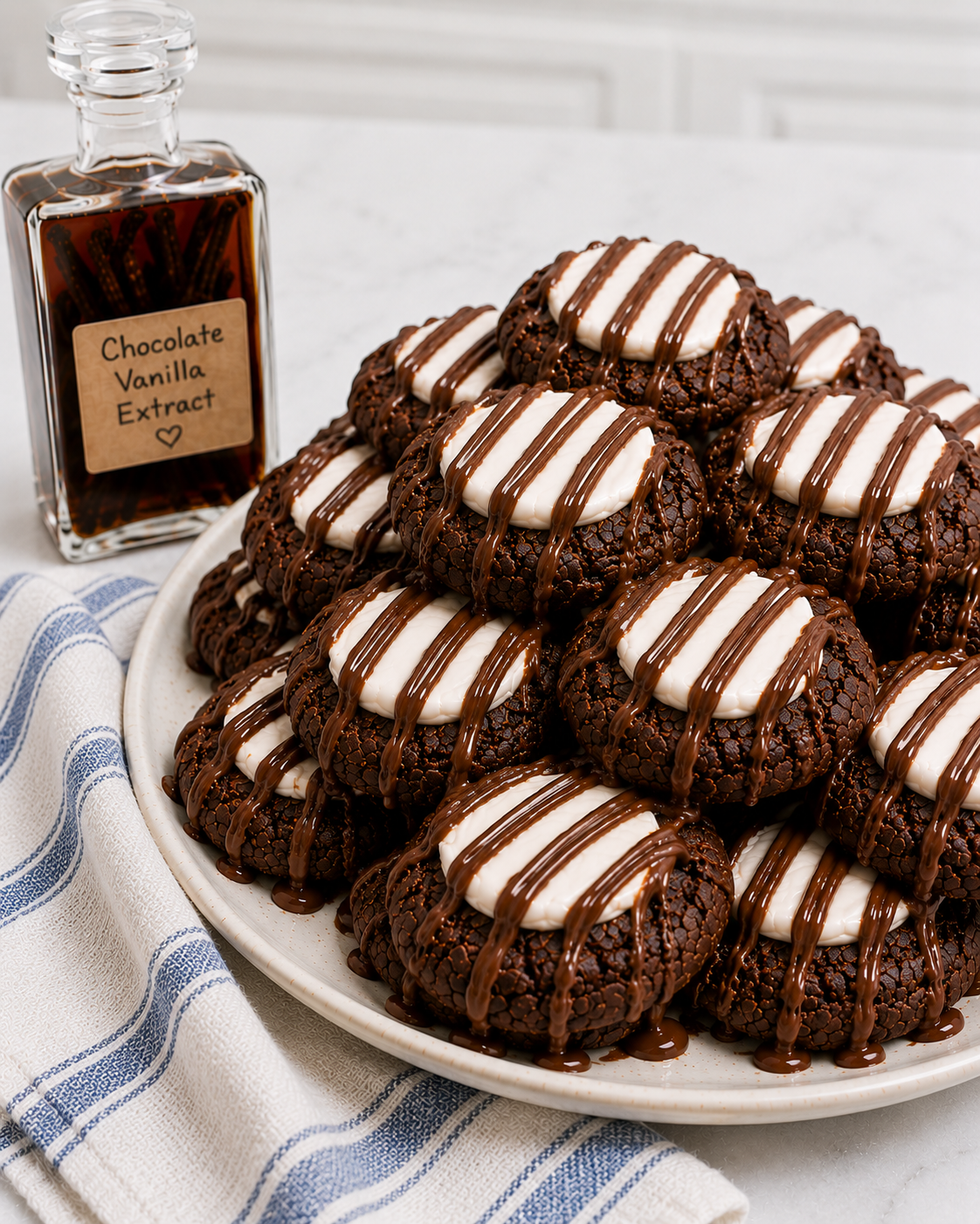 Fudgy Marshmallow Cookies