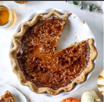 Bourbon Brûlée Pumpkin Pie