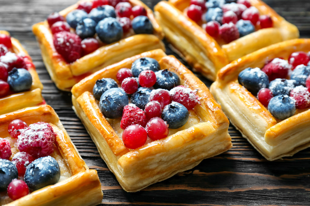 French Raspberry (and Blueberry) Tart With Vanilla Cream