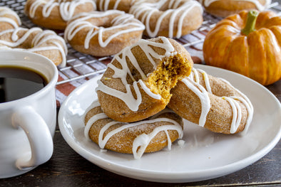 Perfectly pumpkin baked donuts