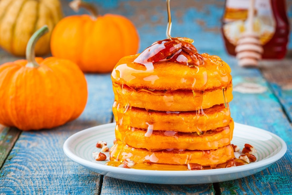 Pumpkin pancakes